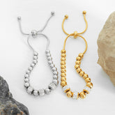 Elegant Adjustable Beaded Bracelets